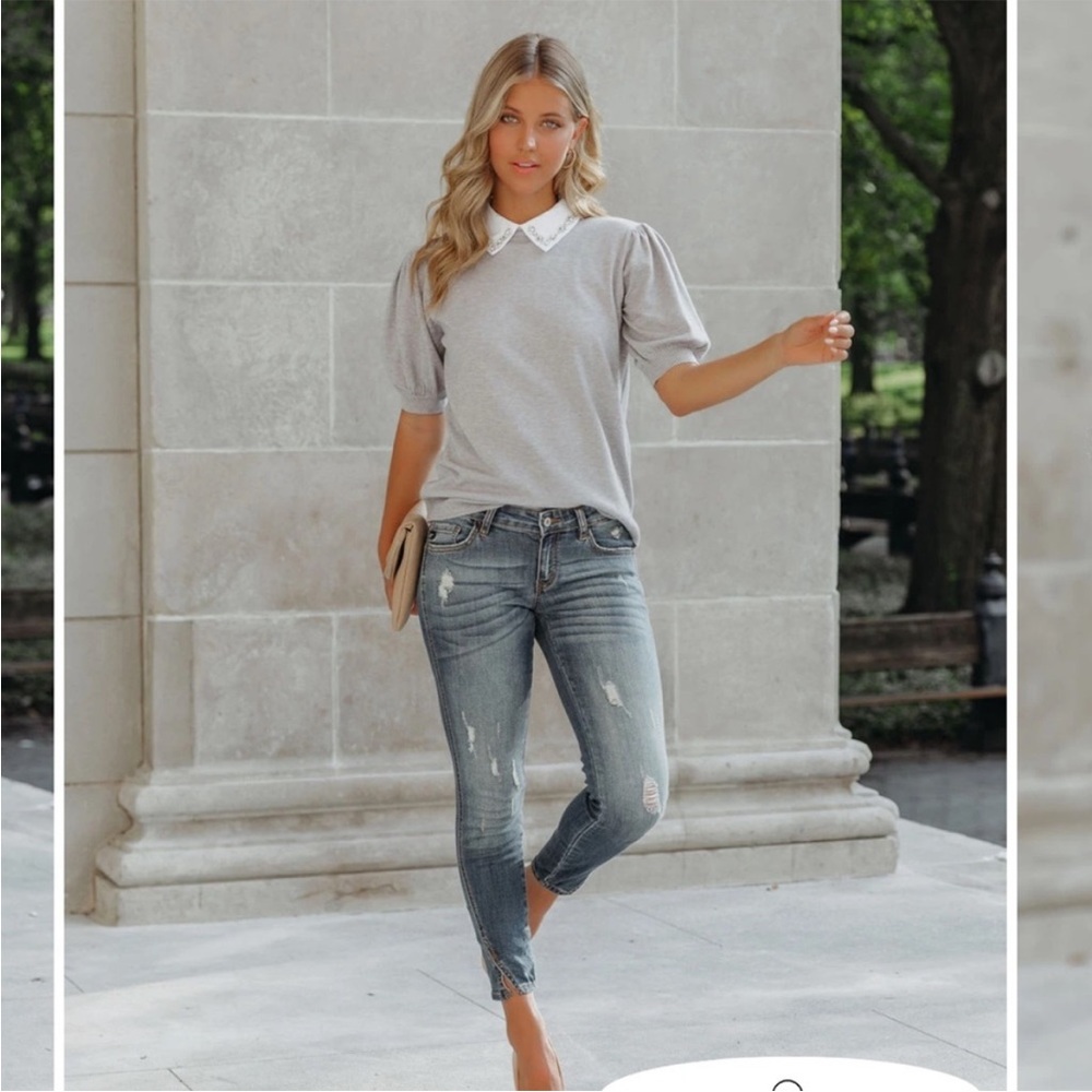 Vici embellished shirt (On Twelth).